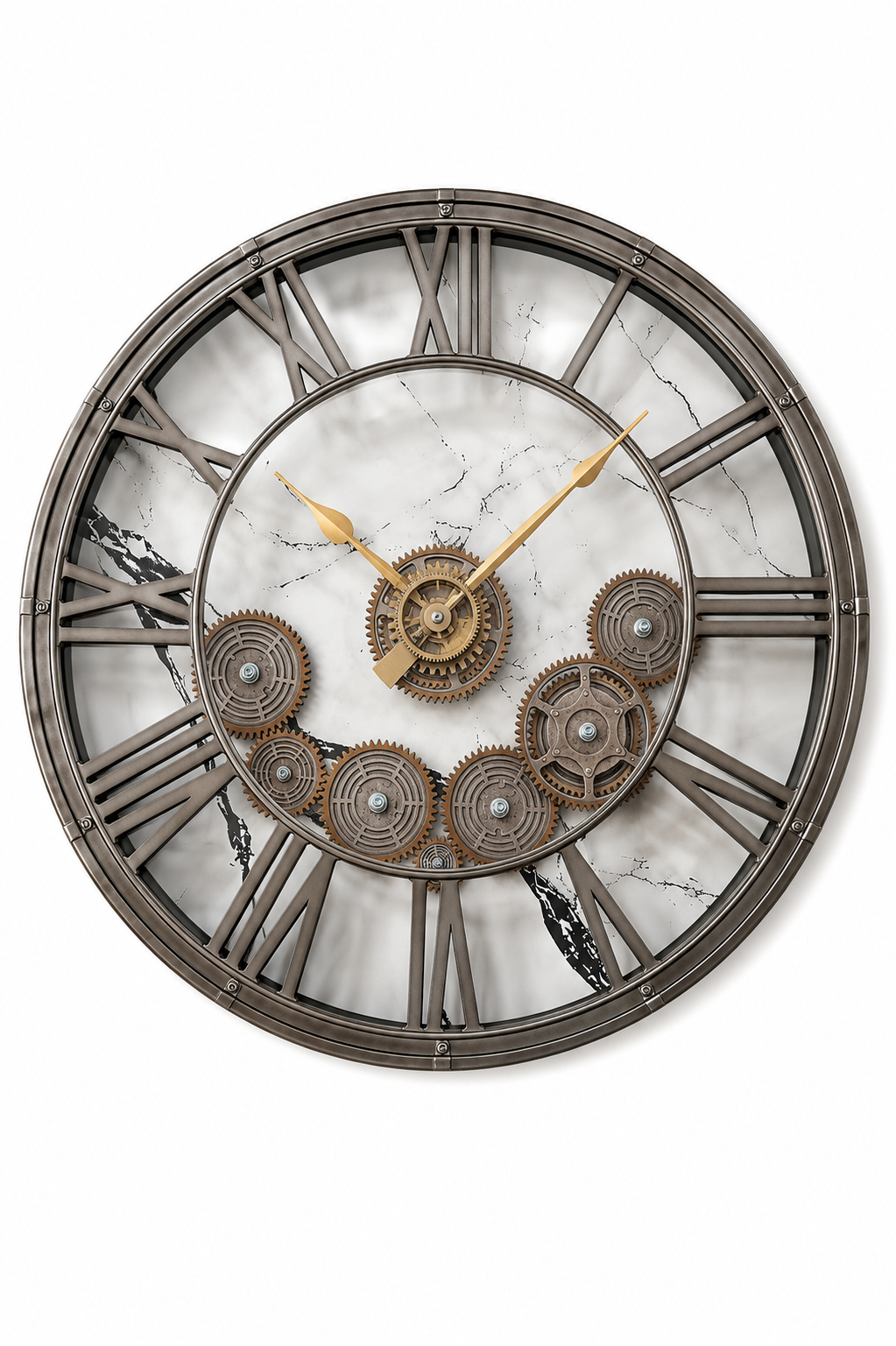 Marble Forge Skeleton Wall Clock