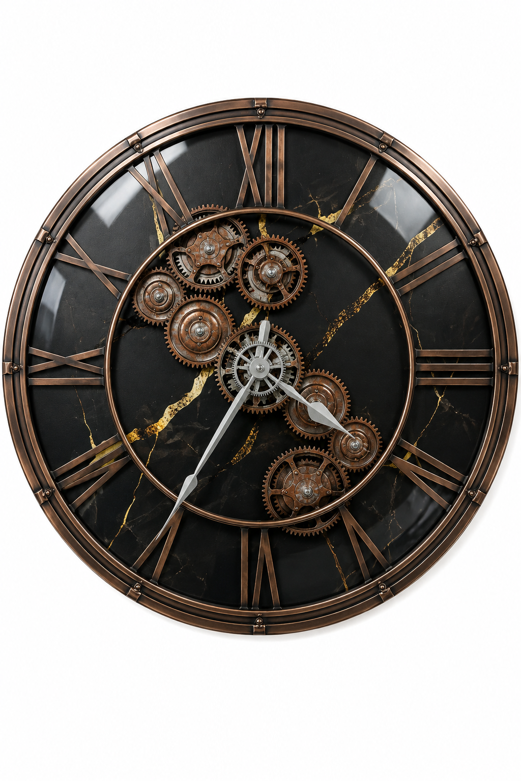 Obsidian Legacy Skeleton Wall Clock