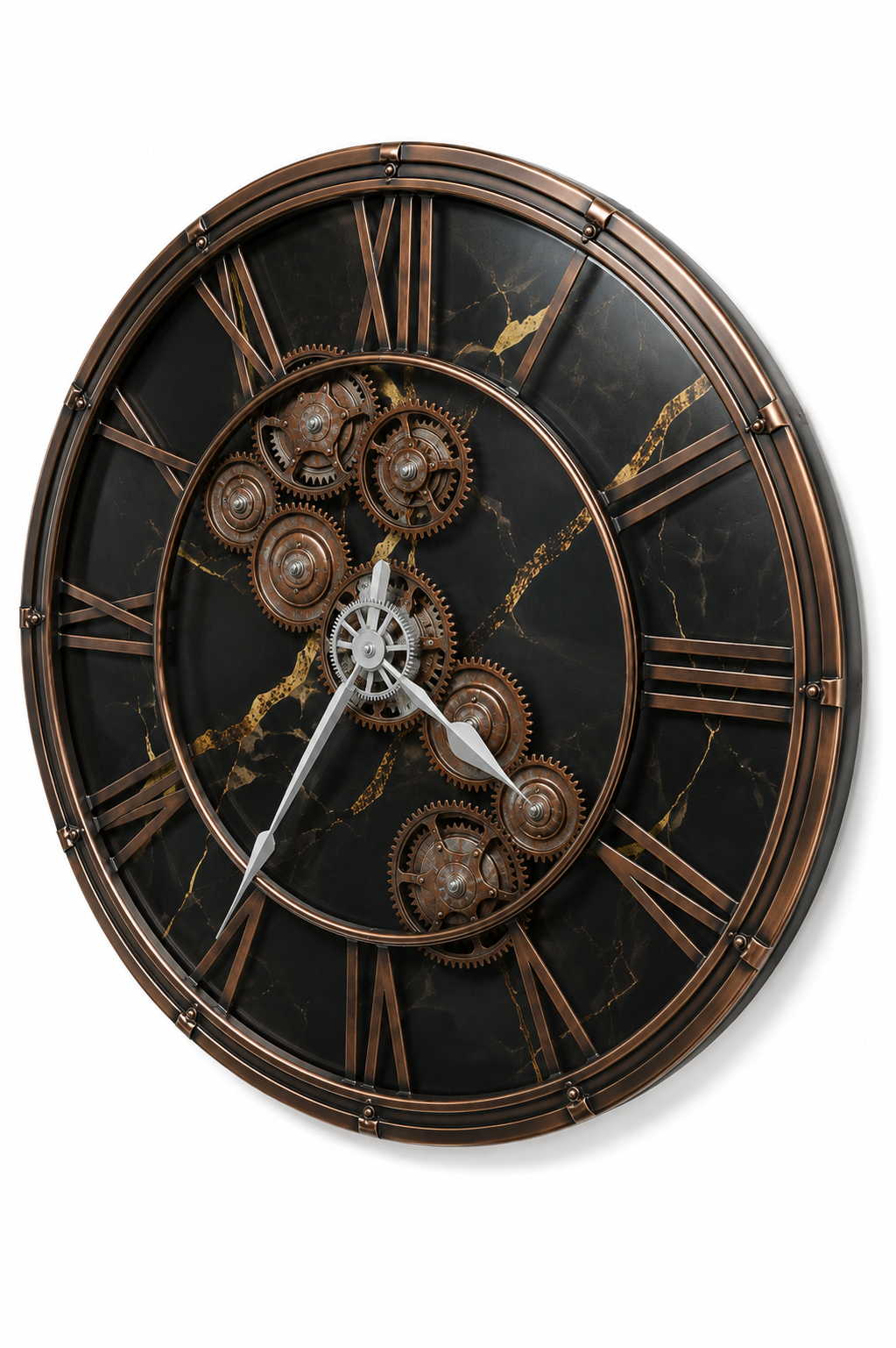 Obsidian Legacy Skeleton Wall Clock