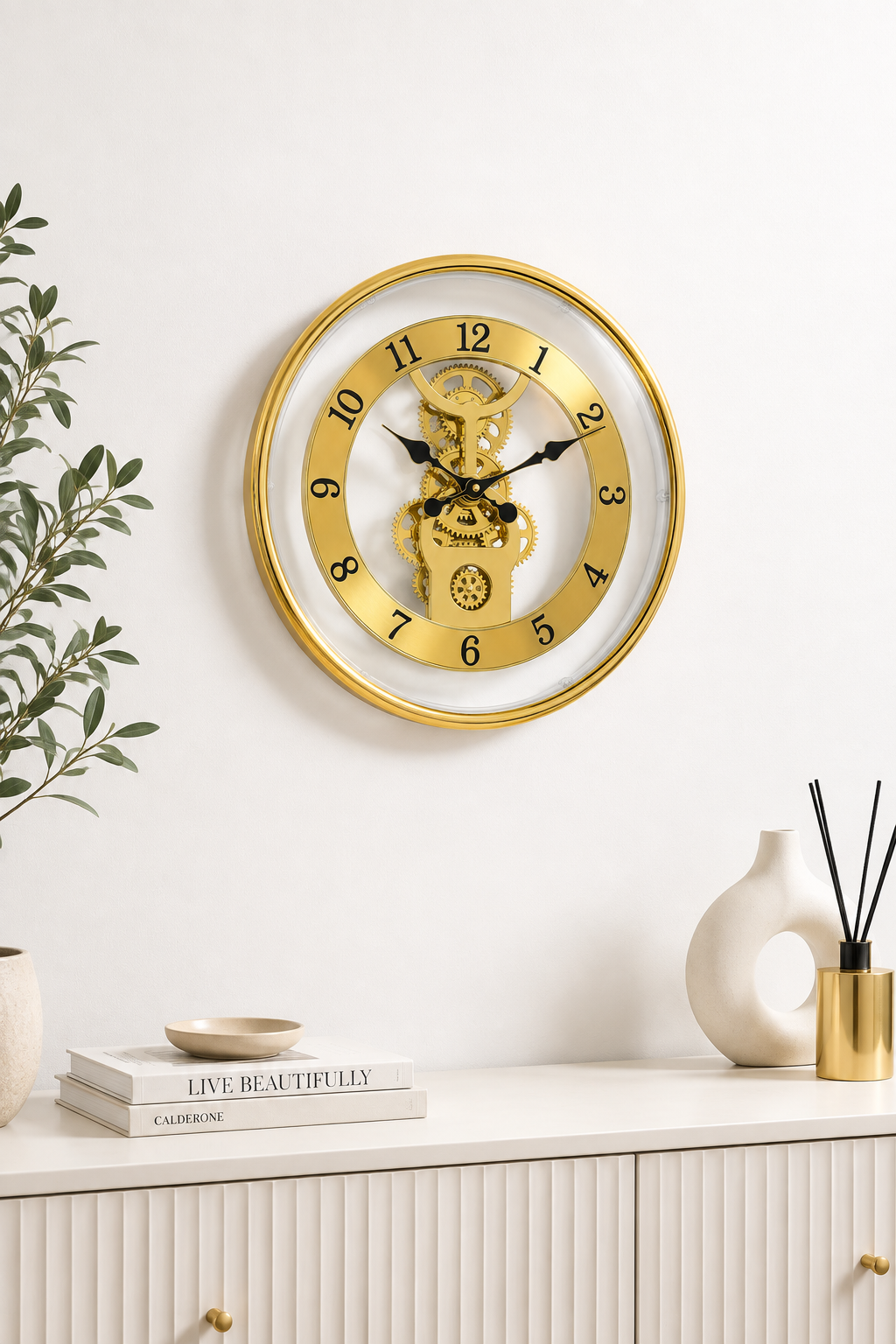 Infinity Open Gear Wall Clock