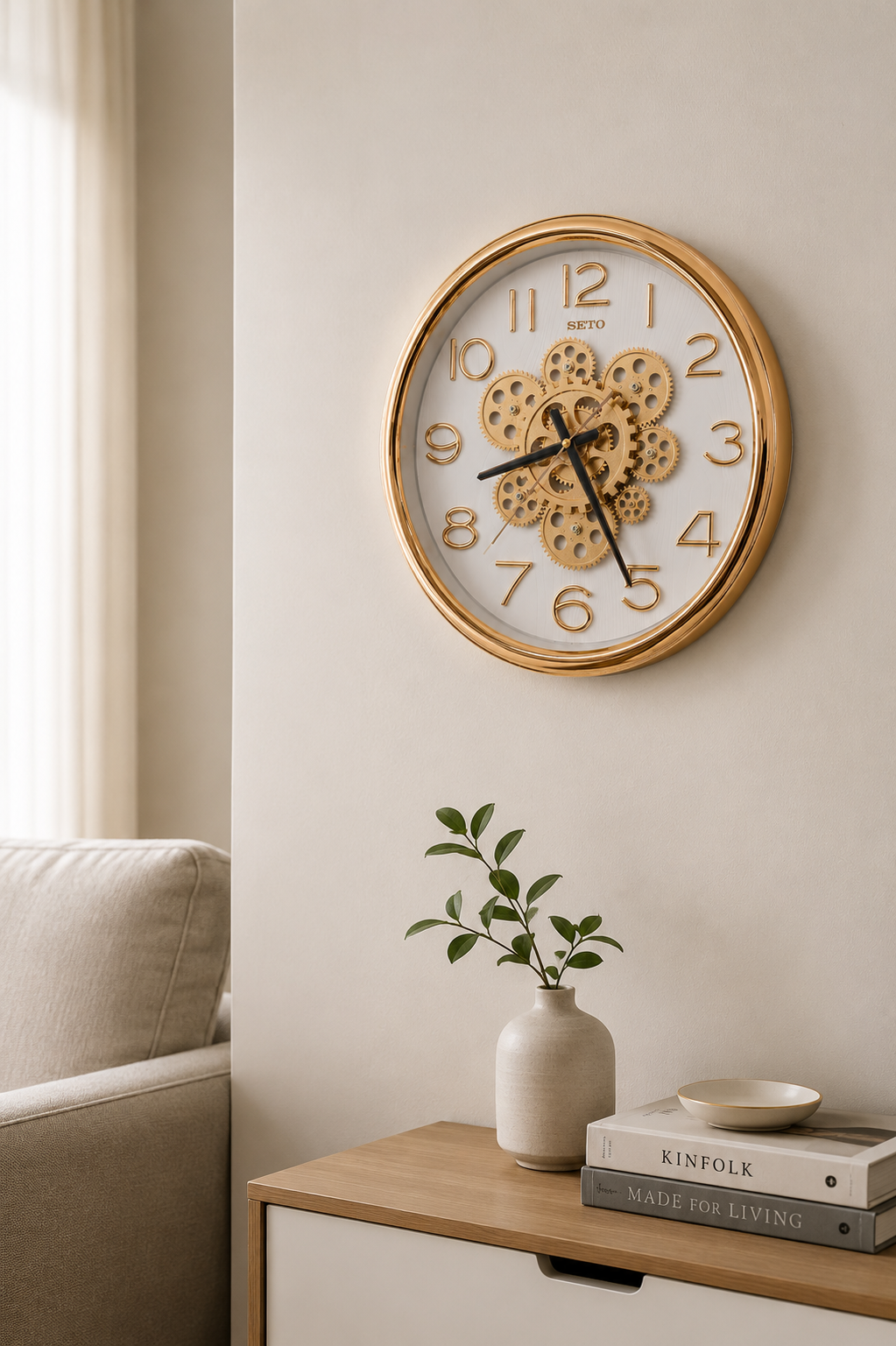 Seto Prestige Designer Wall Clock